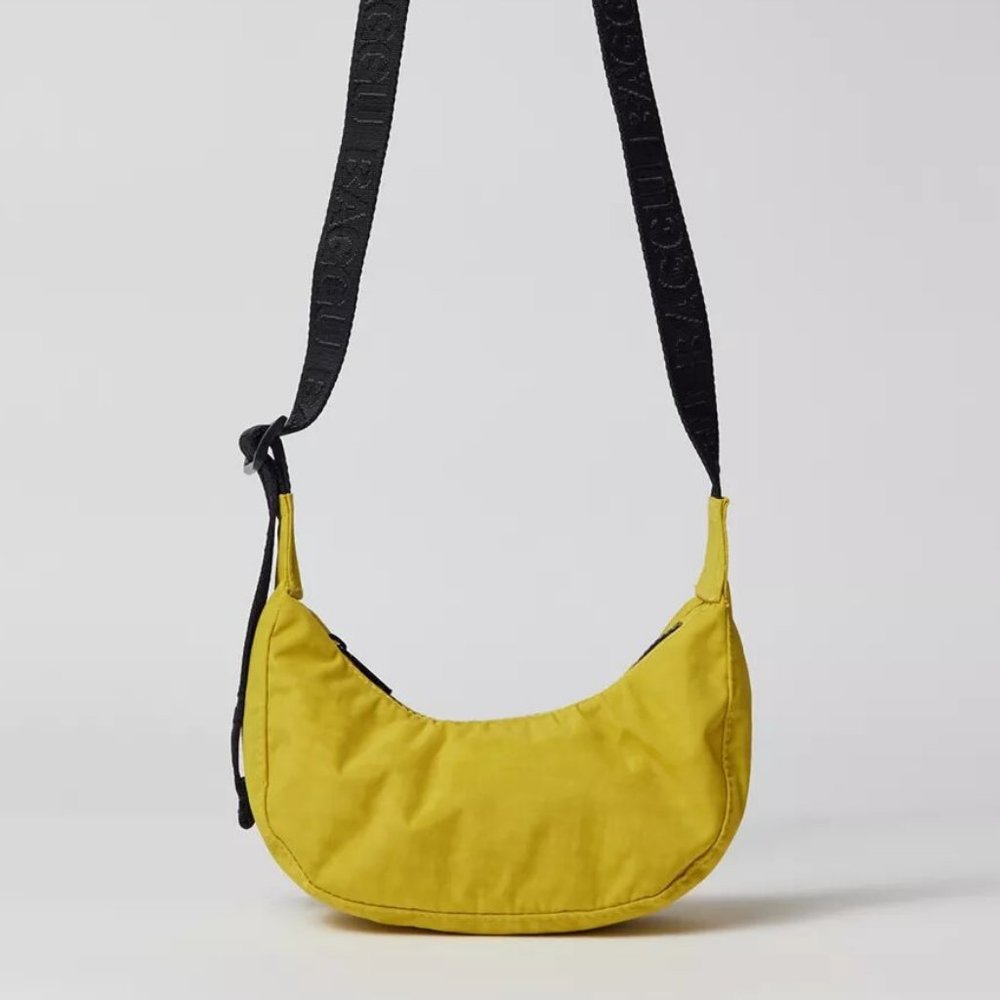 NWT Baggu Mini Crescent Bag - Sour - Picture 4 of 8